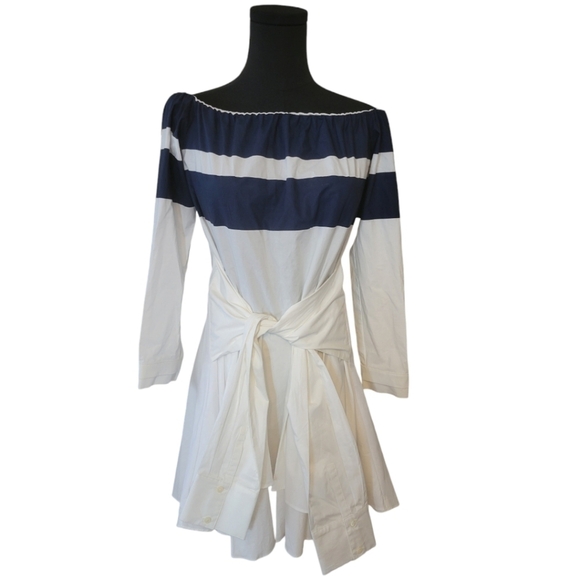 NWT Derek Lam Intermix Off the Shoulder Dress Size 4 - Picture 2 of 5